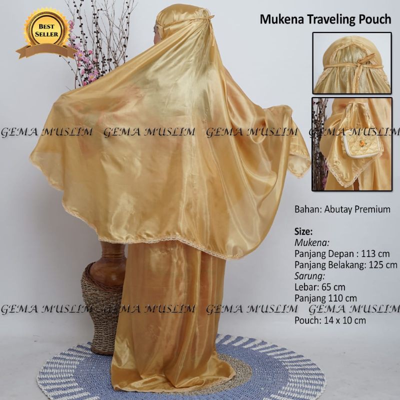 Mukena Traveling Pouch Tidak Bisa Pilih Warna