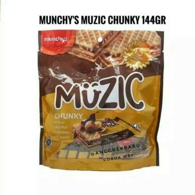 

MUNCHY'S Muzic Chunky Peanut Hazelnut 144gr