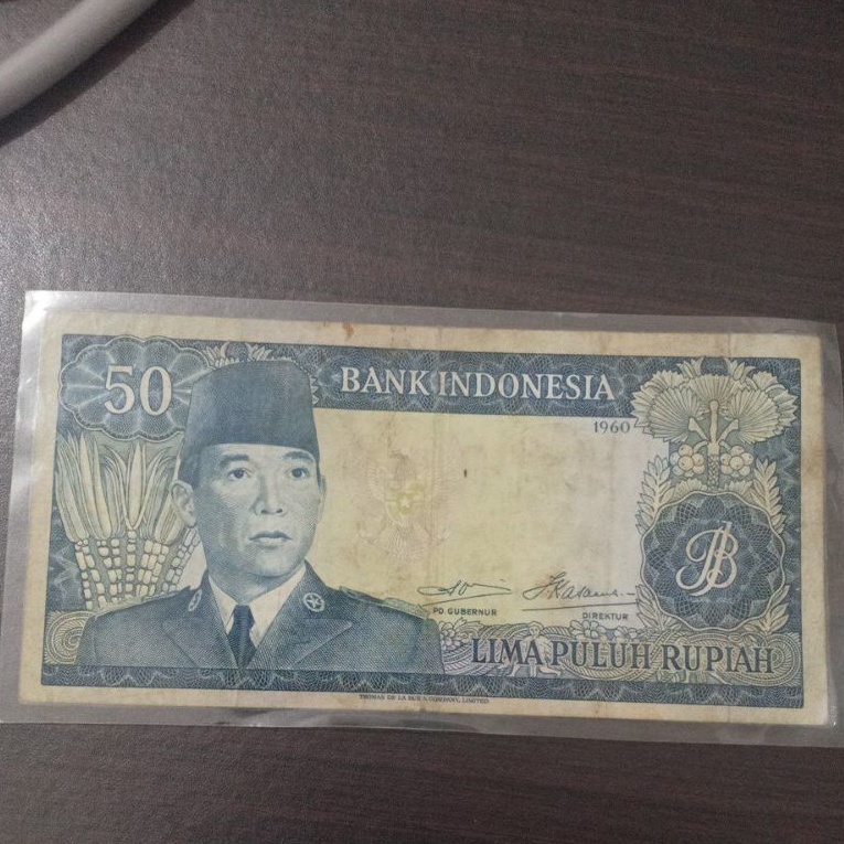 uang kuno seri sukarno 50 rupiah