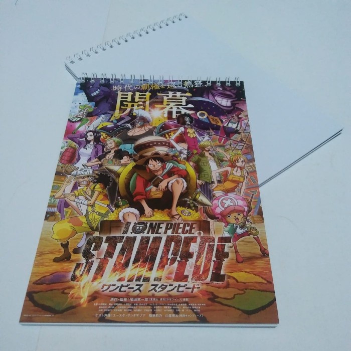 

[RESTOCK] Sketch Book, Note Book, Buku Catatan Anime One Piece Stampede A5