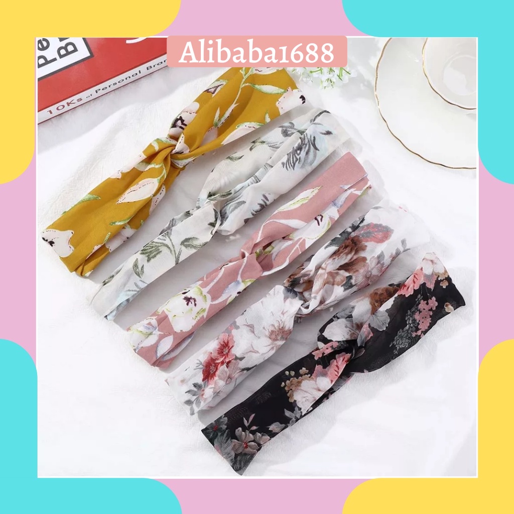 *ALIBABA1688*COD BANDANA RAMBUT KOREA STYLE IMPORT MURAH B8