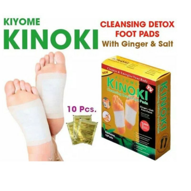 Kinoki Detox Koyo Tempel Kaki Gold Emas 1 Box Isi 10 pcs