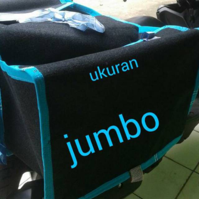 BLACKPINK    tas motor jumbo ambal tas kurir/obrok/keranjang motor