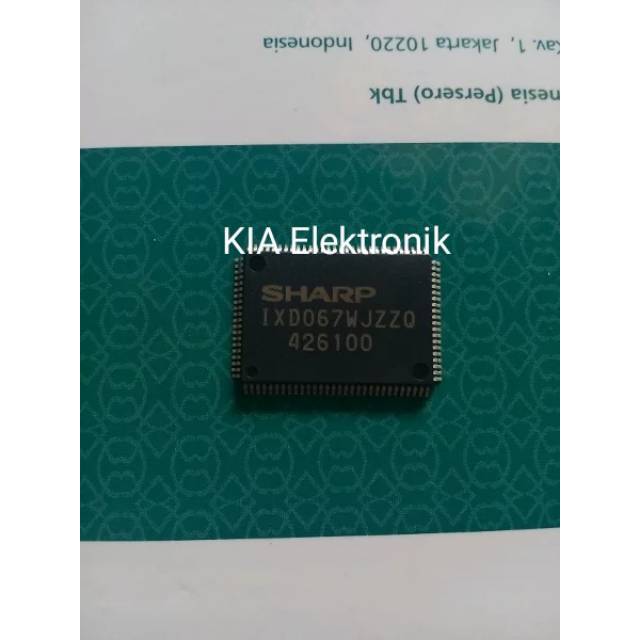 Ic Program IXD067WJZZQ ic laba-laba 067 Ic Kroma ic IXD067 ic Tempel SMD TV Sharp IXD 067 Ori