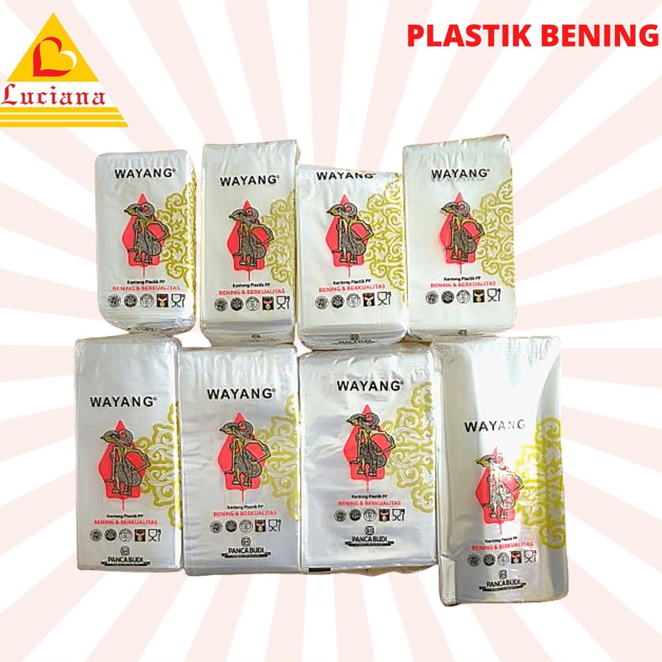 WAYANG Plastik Bening / Plastik Transparan / Plastik Snack