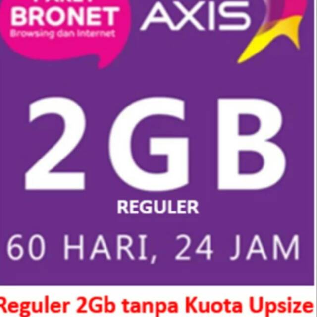 Axis bronet 2Gb paket reguler