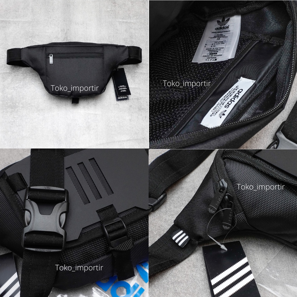 Waistbag Adidas Akrilik Import Mirror Original / Tas Selempang Pria