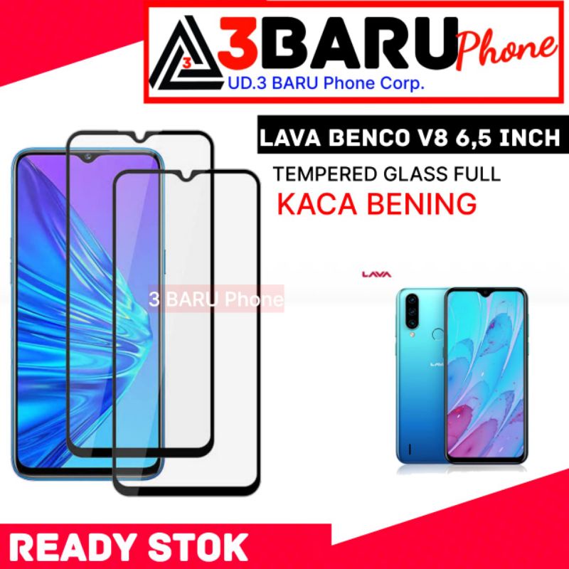 TG LAVA BENCO V8 TEMPERED GLASS 6,5 inch ceramic matte LAVA BENCO V8 MATTE CERAMIC FULL PELINDUNG LA