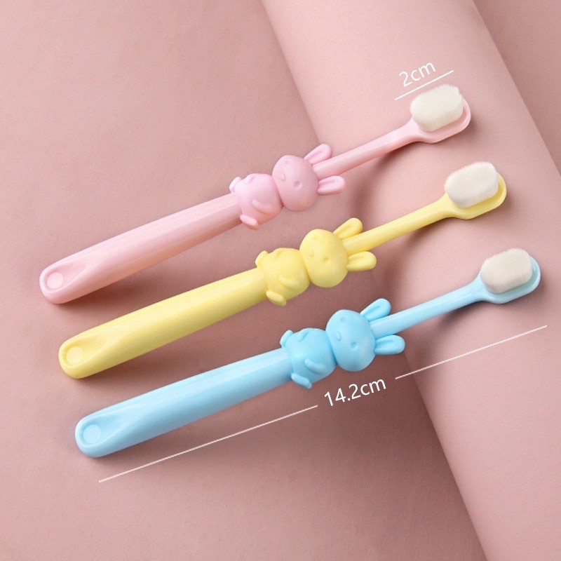 Mini Soft Cotton Tooth Brush Sikat Gigi Anak JEPANG ( ELEPHANT / BUNNY ) ORIGINAL