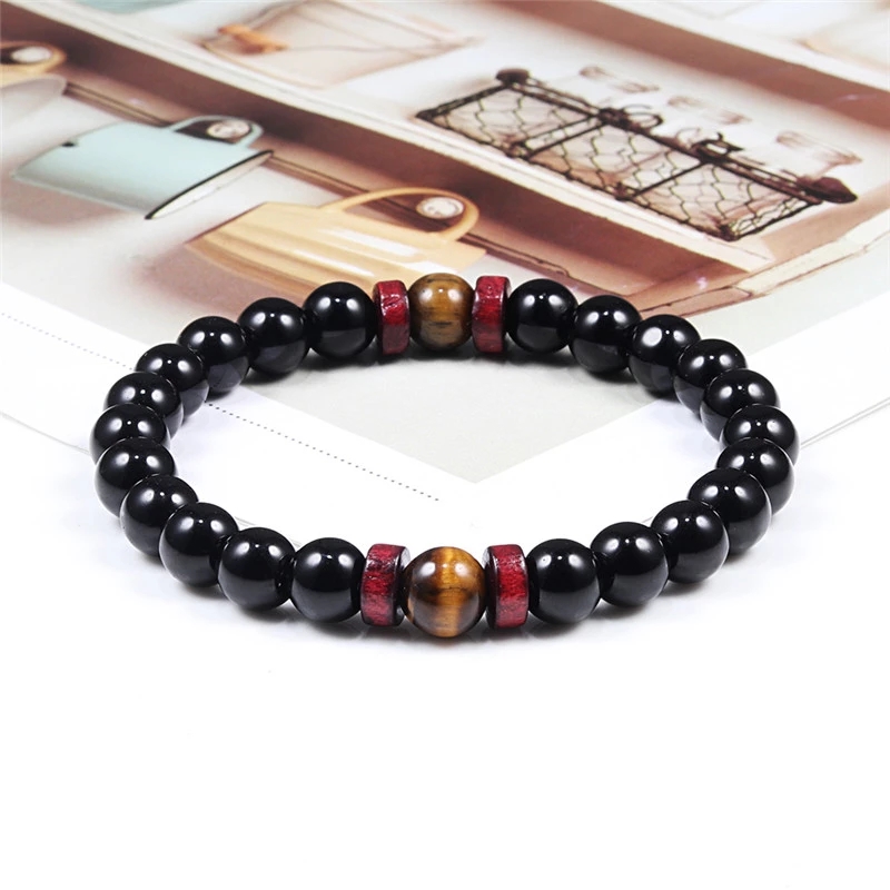 [Men Natural Moonstone Bead Tibetan Buddha Beads Bracelet][Stress Relief Healing Chakra Yoga Lucky Bracelet][Jewellery Accessories Gifts]