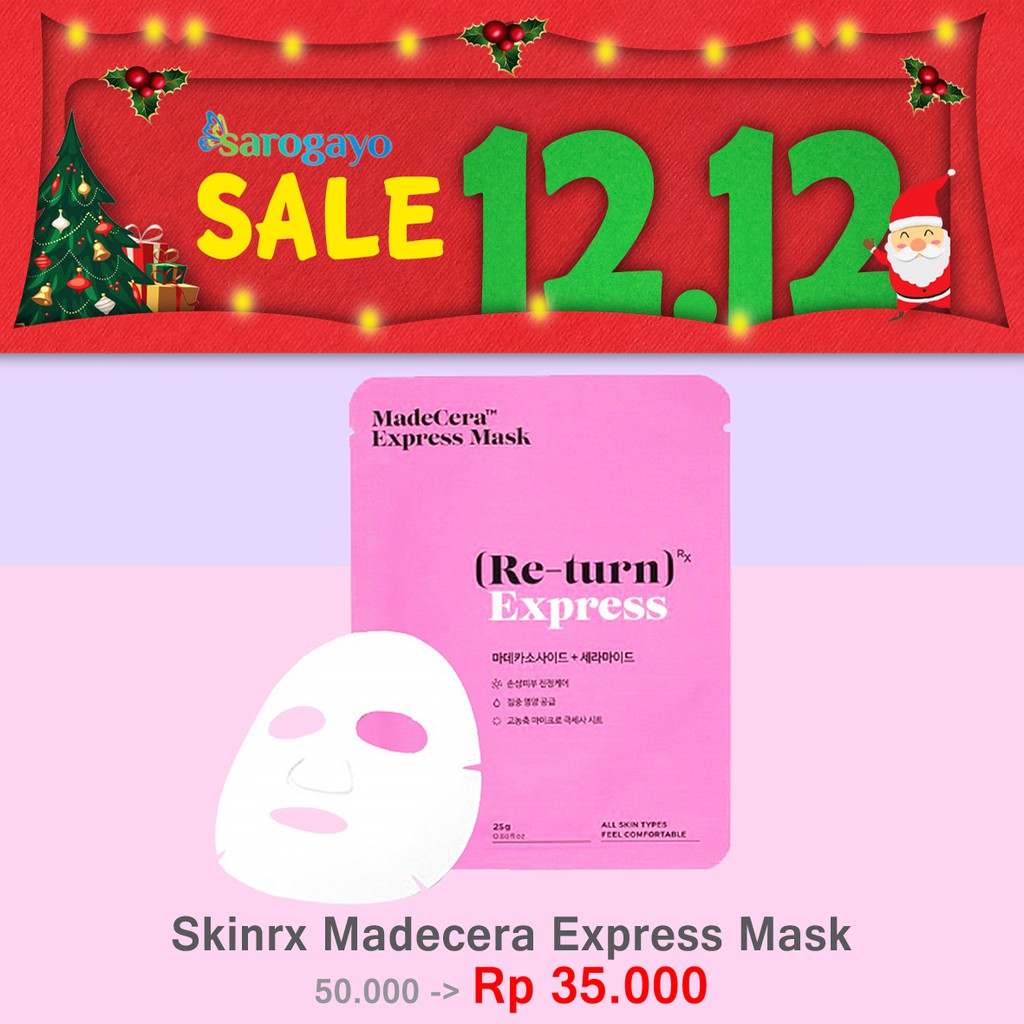 [Sarogayo] READY STOCK SkinRX Lab MadeCera Express Mask Sheet