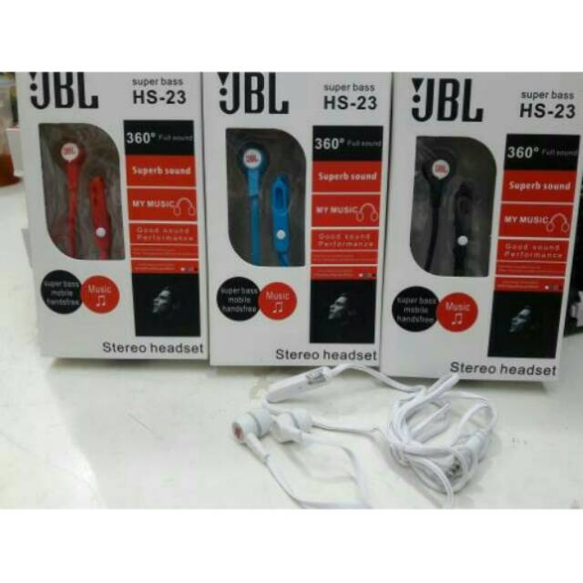 Headset/Handsfree JBL HS 23 stereo good quality