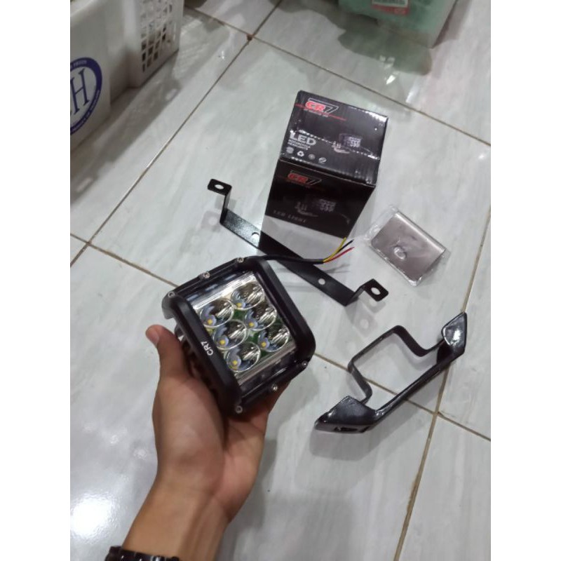 sepaket lampu strobo rx king