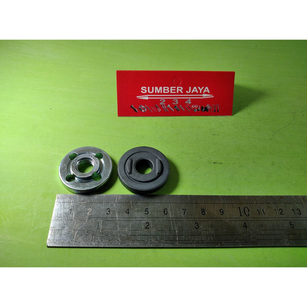 Collet Nut TAHANAN Mur Jepit Mata Gerinda Gurinda Tangan 4&quot; Inch TERMURAH