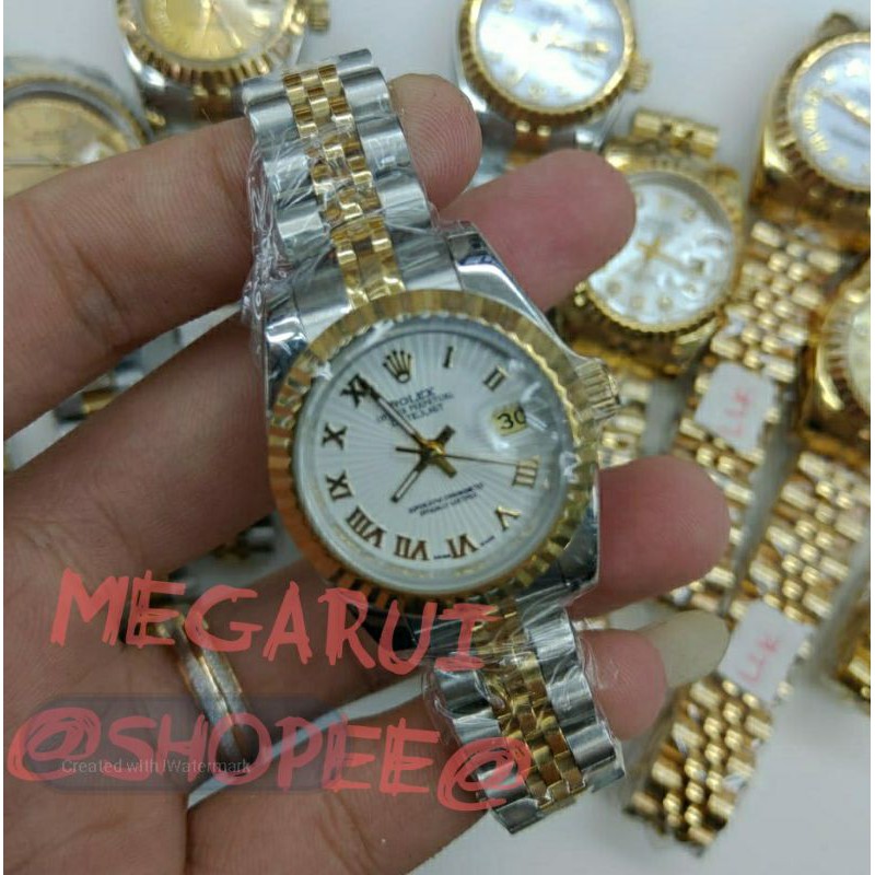 JAM TANGAN CEWEK ROLEX DATEJUST 28MM MINI AUTOMETIC SUPER PREMIUM AAA