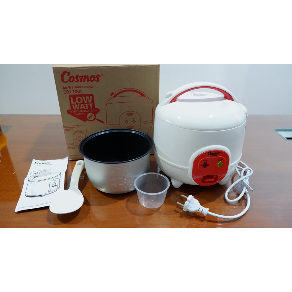 Cosmos CRJ 1001 N 0.6 L 300 W Rice Cooker Magic Com Anti Lengket cooker harmond CRJ 1001 N 3in1