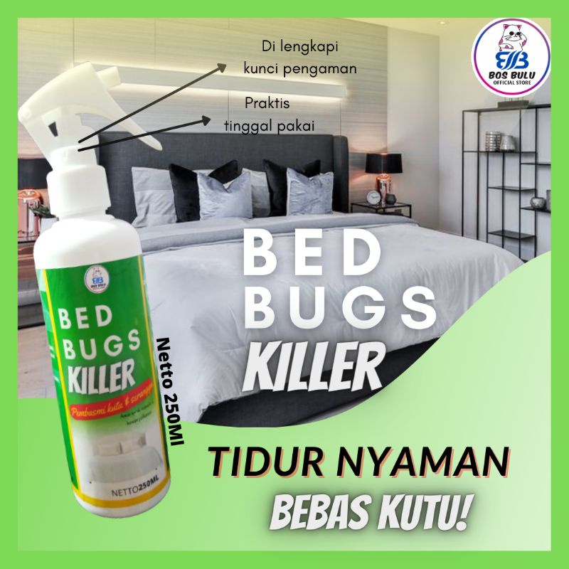 Bed bug killer obat spray semprot anti kutu serangga hama kasur sofa 250 ml