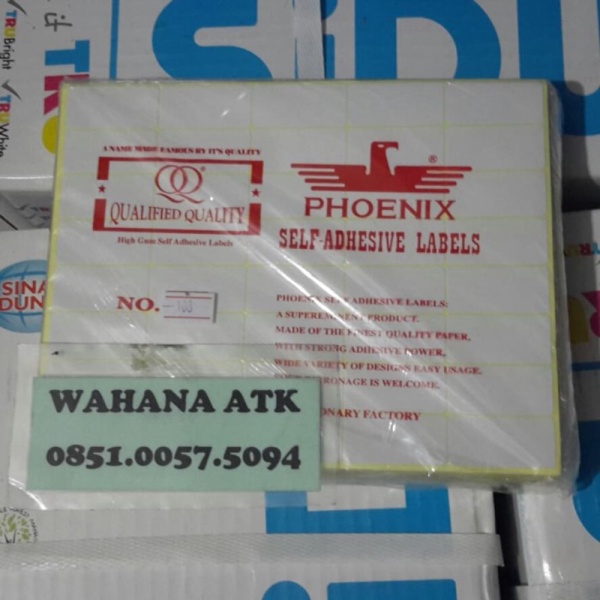 

Dijual Stiker label nama label stiker phoenix no 108 ATK baya