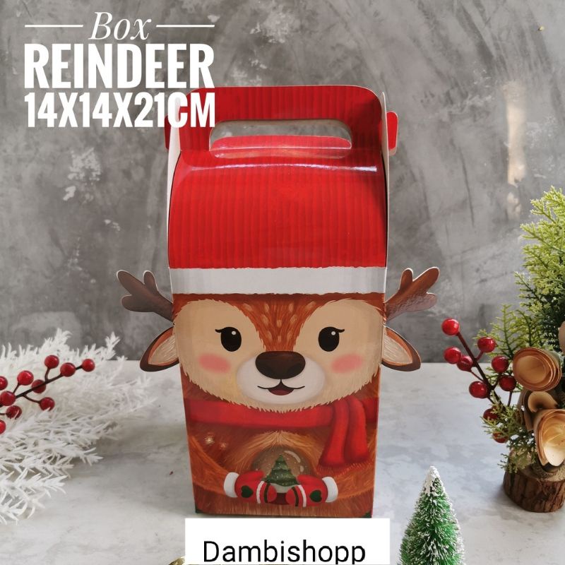 box natal motif rusa