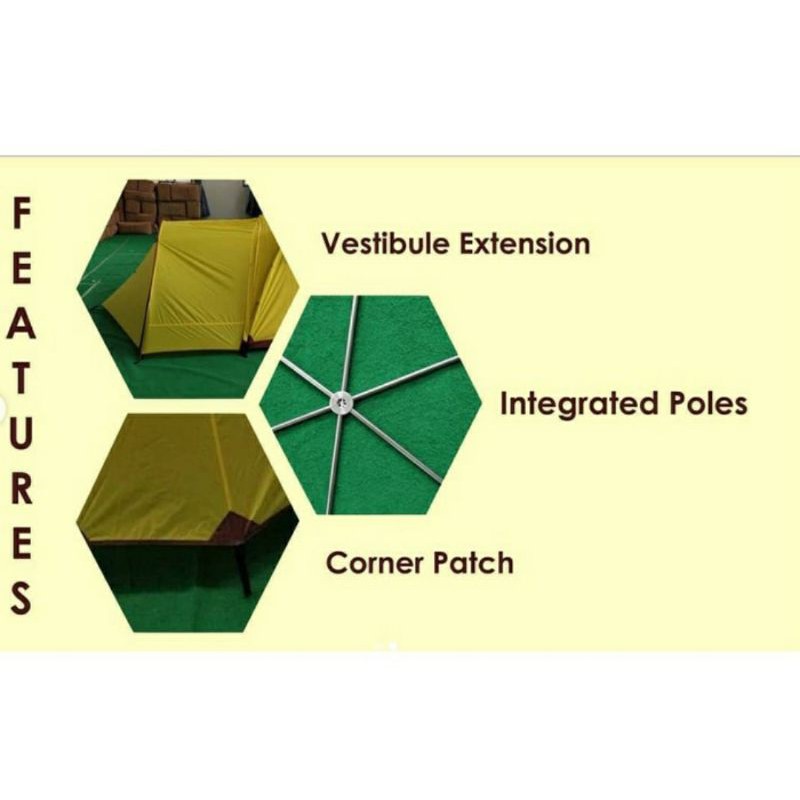 Sambungan Tambahan Vestibule Extension Tenda Big Adventure Argopuro 6 Orang