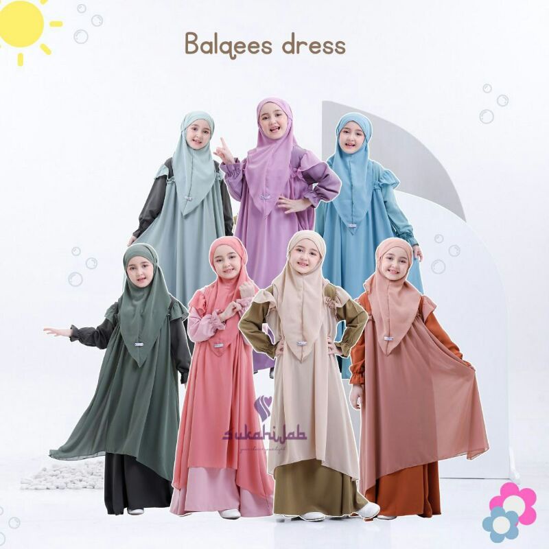 BALQEES DRESS BY SUKAHIJAB GAMIS GAMIS SUKAHIJAB GAMIS ANAK