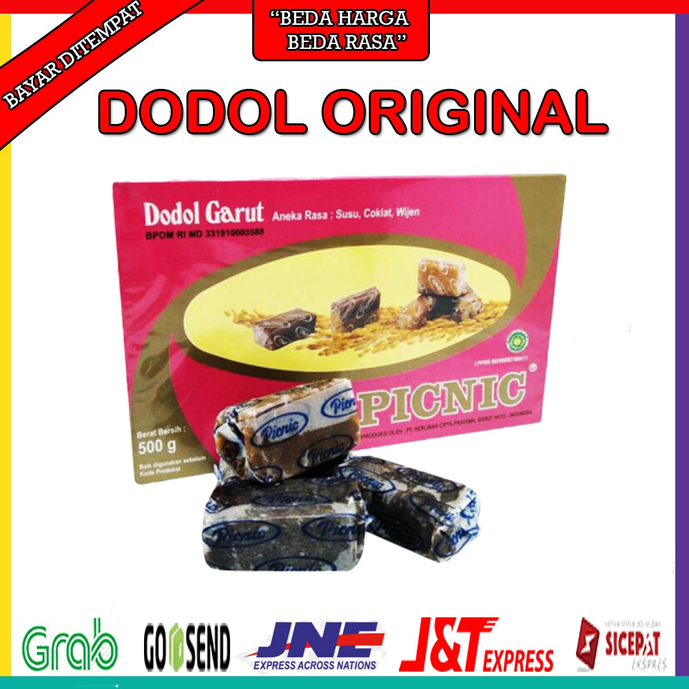 

DODOL GARUT PICNIC 500 GRAM ORGINAL MAKANAN RINGAN OLEH OLEH SNACK MURAH CEMILAN SANTAI JAJANN MANIS