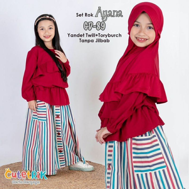Setelan Rok Anak Ayana Cutetrik GD-89