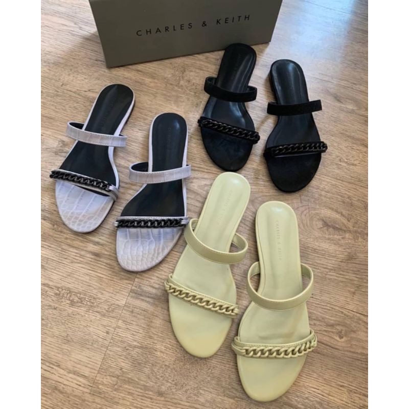 SANDAL WANITA | SHOES FLAT CnK DOUBLE STRAP ORIGINAL QUALITY