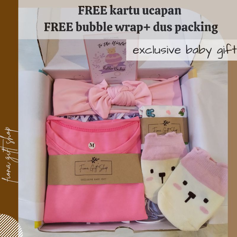 Hampers newborn|Baby gift set|Parcel kelahiran bayi jumper set girl