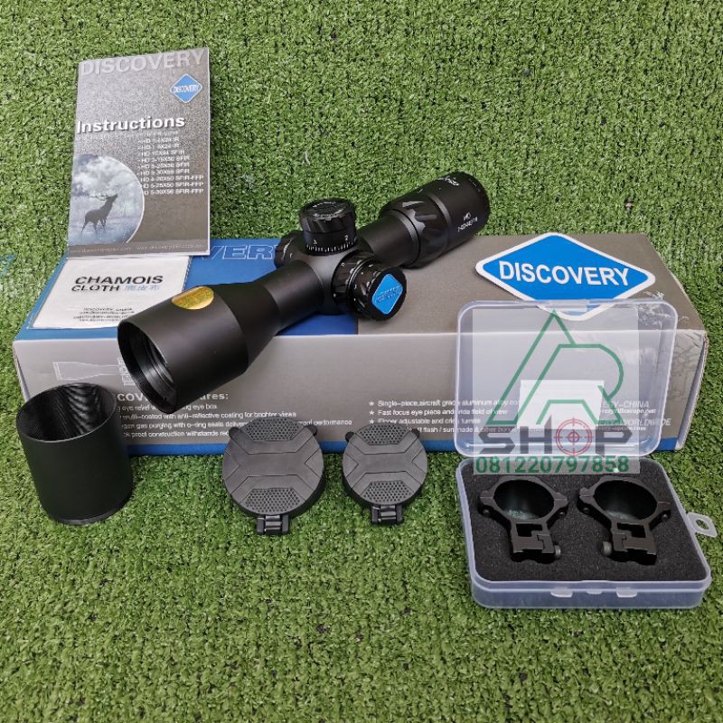 Telescope / Riflescope Discovery HD 3-12x44SFIR FFP Model Compact