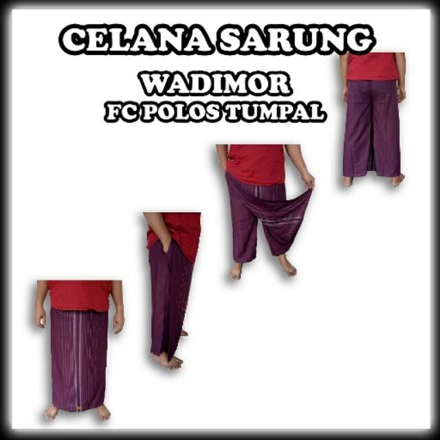 Sarung Celana Dewasa Pakaian Muslim Pria Wadimor