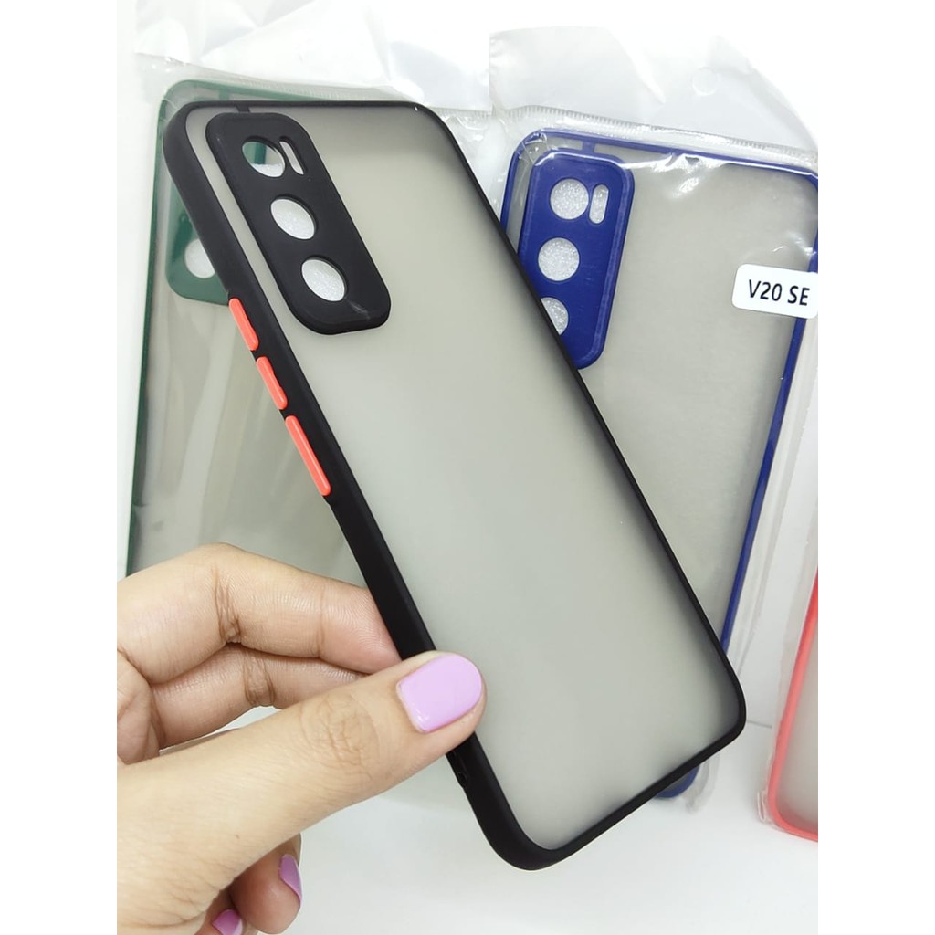 Bumper AERO CASE Vivo V20 SE 6.44 Inchi Premium Hardcase My Choice List Warna Matte