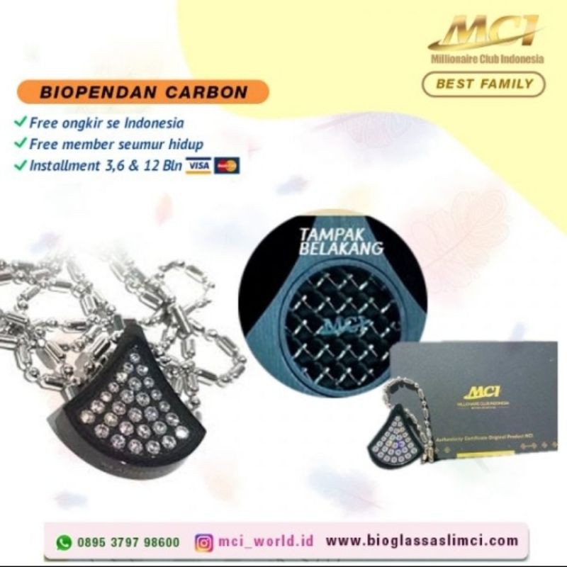 LSW Biocarbon Black Kipas MCI - Free Mini Gold & Ongkir
