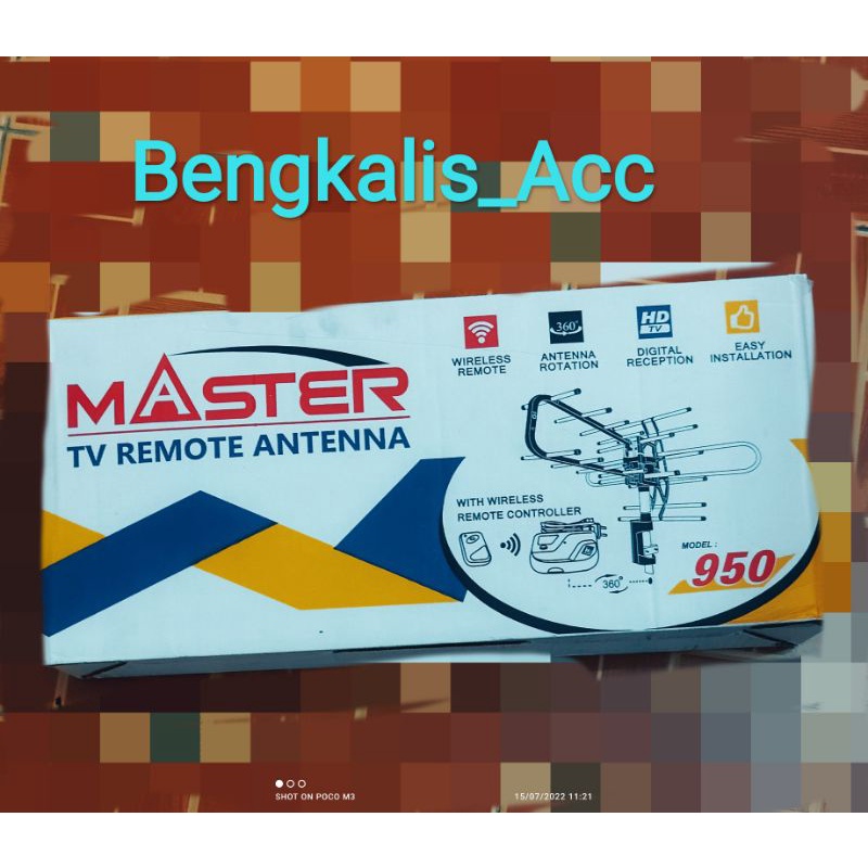ANTENA LUAR MASTER (ANTENA TV REMOTE) ANTENA MALAYSIA ( BISA NONTON TV 1, TV 2, TV 3 DAN LAIN, TVRI 