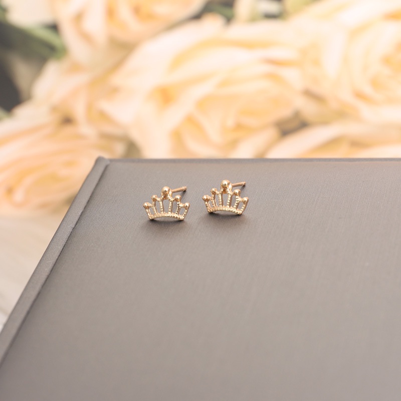 South Korea's New S925 Silver Needle Simple Mini Exquisite Earrings Female INS Trend Sweet and Lovely Temperament Creative Dangler Accessories Jewelry