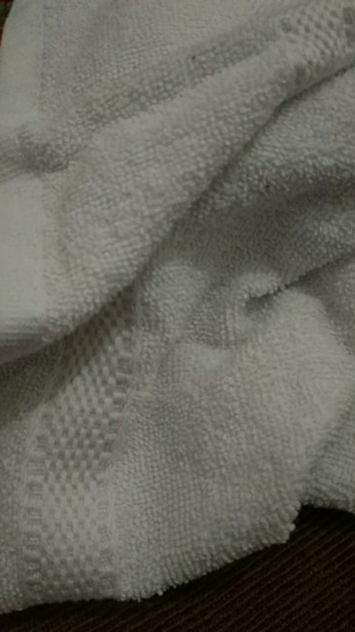 Handuk Putih Hotel Salon Pijat Refleksi Kaki 35x80