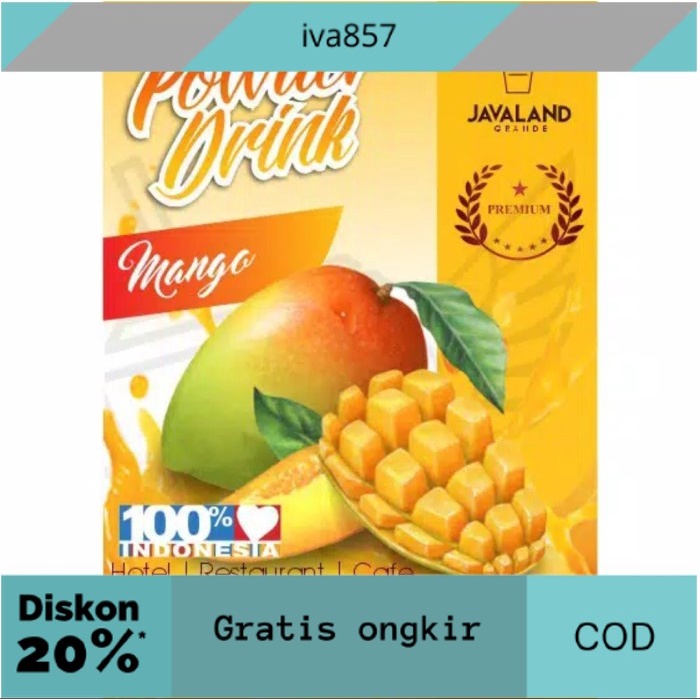 

PROMO Bubuk Minuman Mango Premium GRATIS ONGKIR