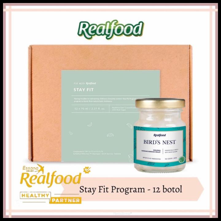 

DISKON TERBATAS !!! REALFOOD STAY FIT MINUMAN SARANG BURUNG WALET TERLARIS