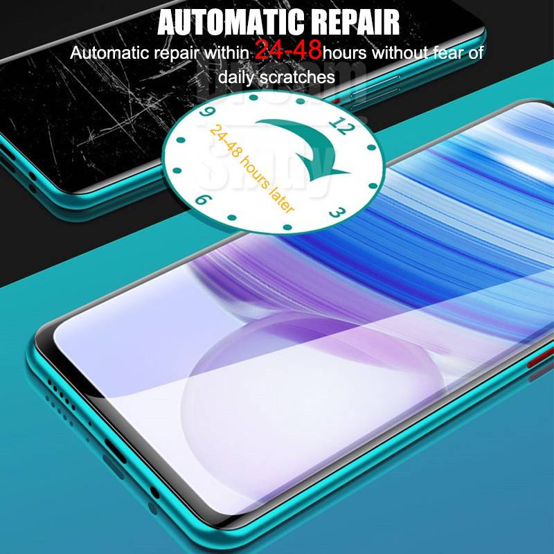 2Pcs Hydrogel Film For Xiaomi Redmi Note 9 Pro Max 8 7 9T 9s 8t Soft Screen Protector For Redmi 6 5 PLus 9A 8A 7A 6A 5A No Glass