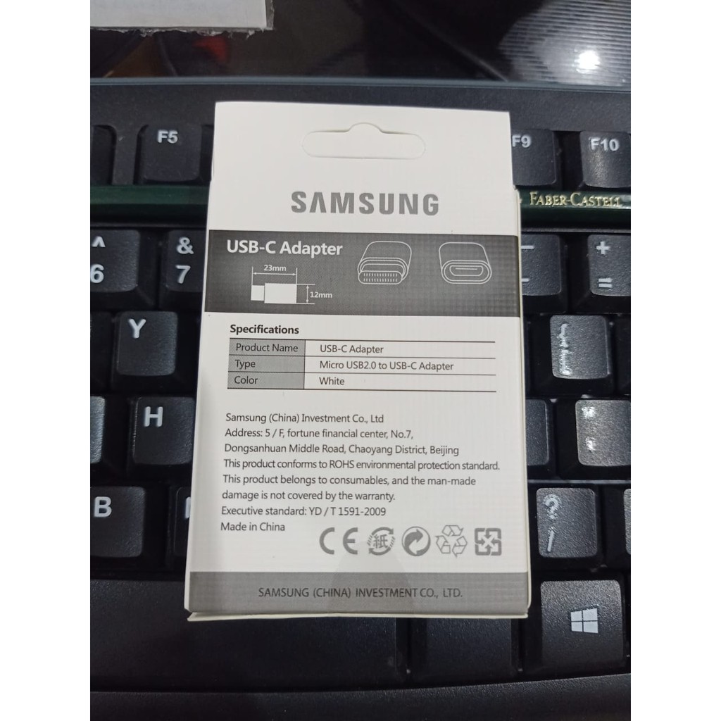 SAMSUNG Micro USB Connector to USB Type-C Original Pack