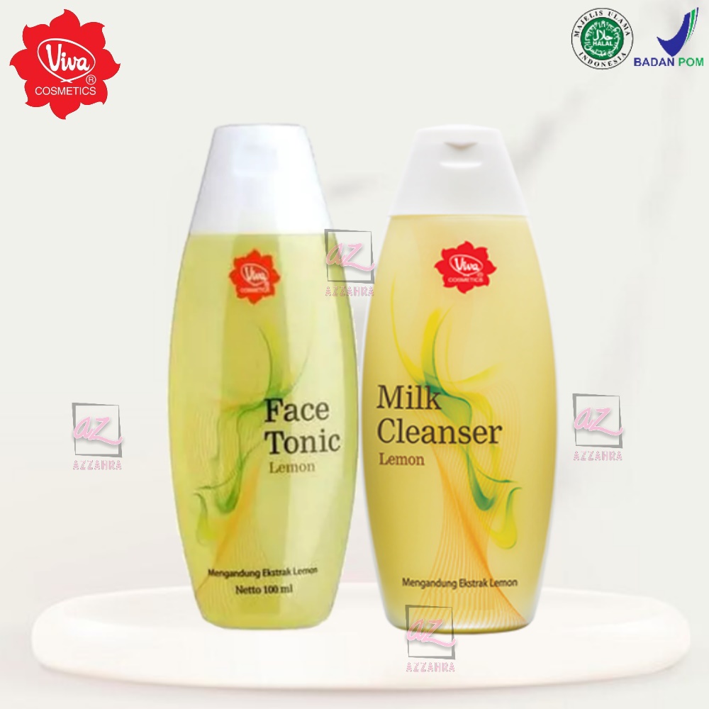 Viva Paket Milk Cleanser &amp; Face Tonic Lemon 100ml/200ml