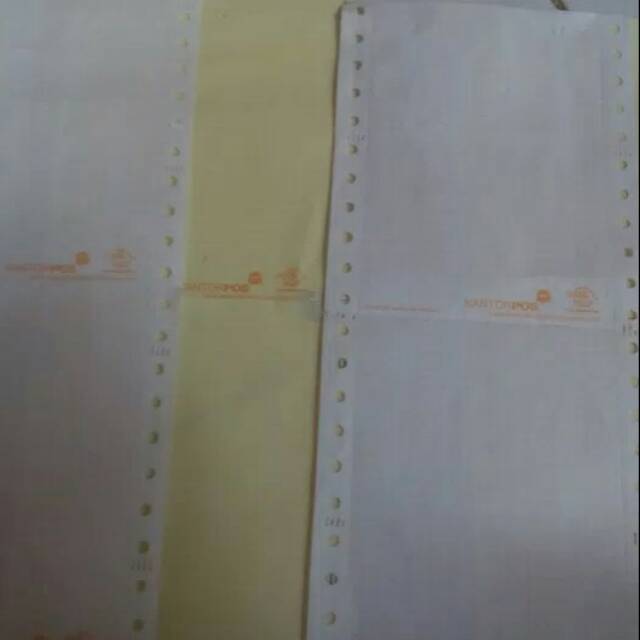 Kertas resi agen Pos Indonesia 2ply untuk 4000 transaksi