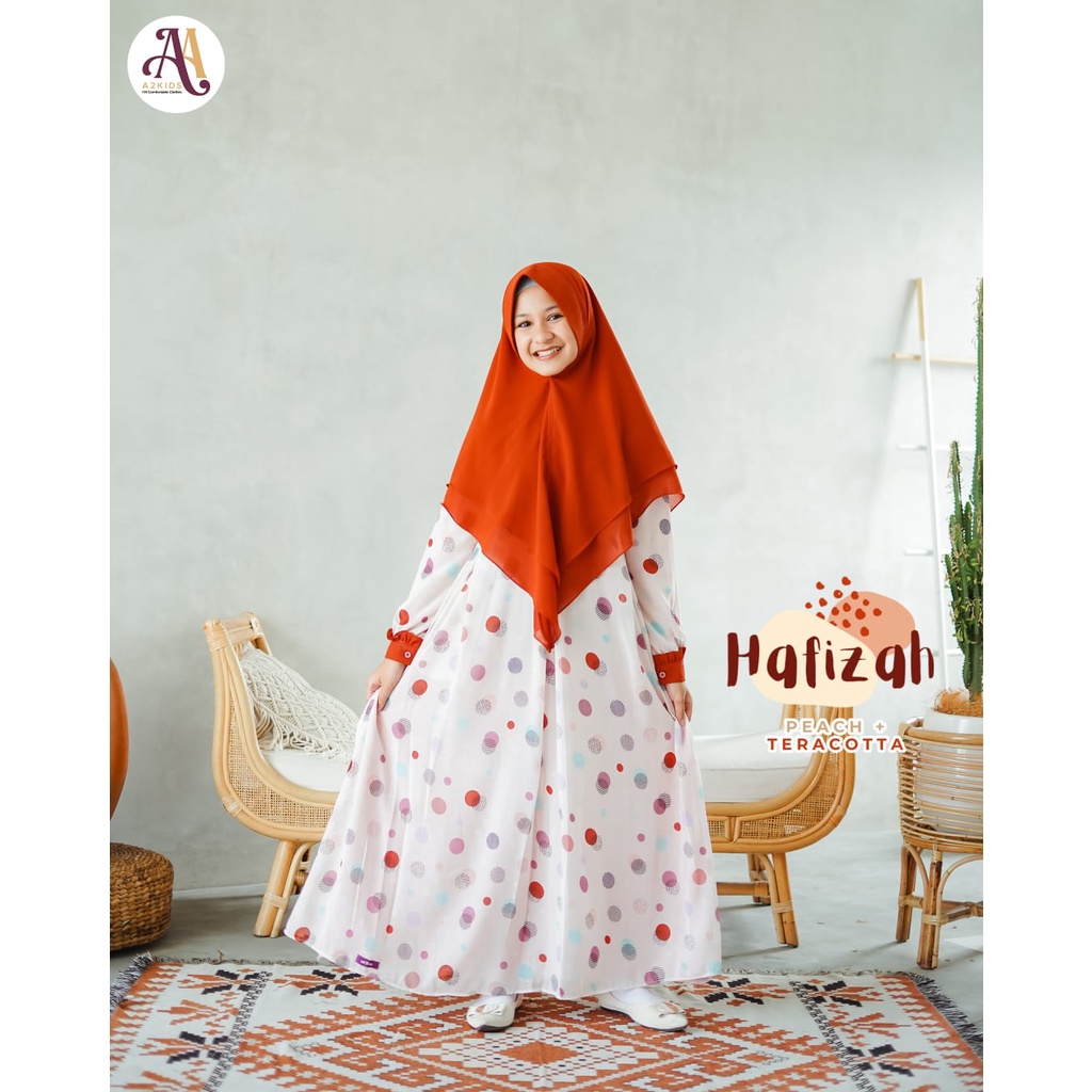 Fashion muslim anak Gamis Hafizah By a2kids