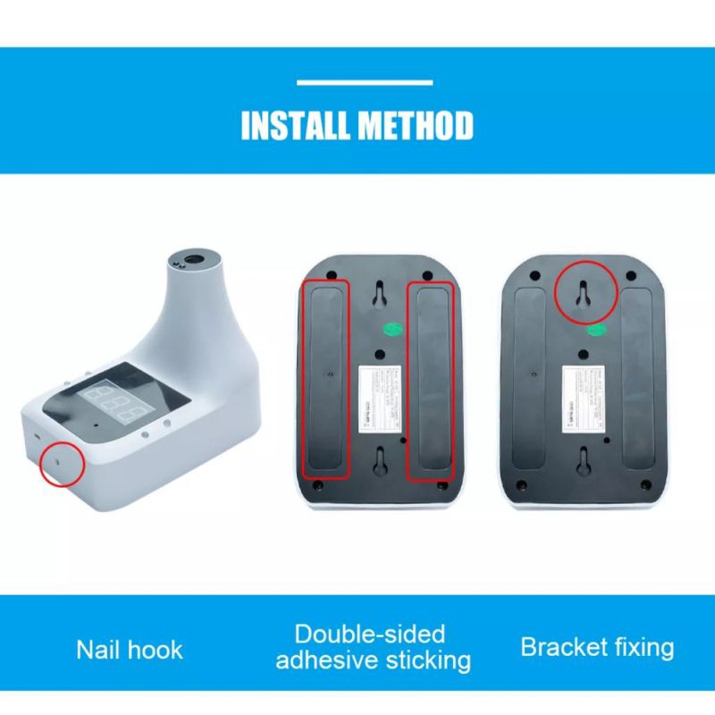 Thermometer  K3 Dinding Wall Infrared Non Contact