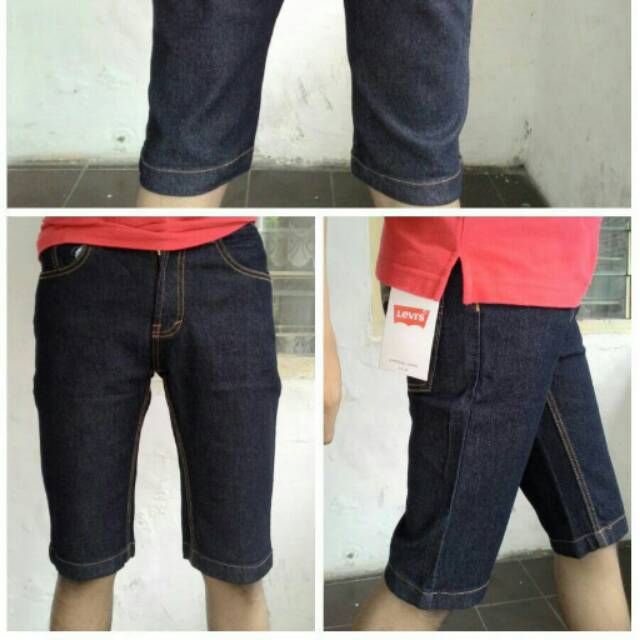 Celana jeans pendek levis denim pria/cowok