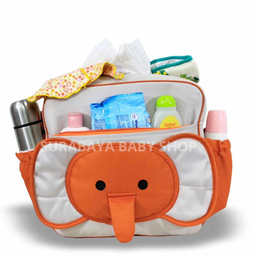 TAS BAYI MEDIUM SERI GAJAH SAKU APLIKASI CINTAKA TCT2251