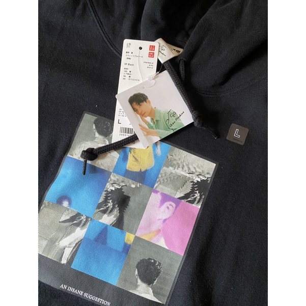 Sweater hoodie uniqlo limited edition gen hoshino black sale unised limited new