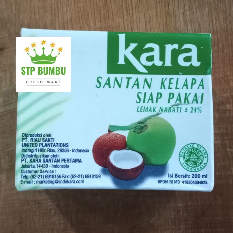 

Kara Asli 200ml / Santan Kelapa