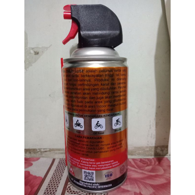 Chainlube Petroasia 300ml Pelumas Rantai Pembersih Rantai Pelumas Serbaguna