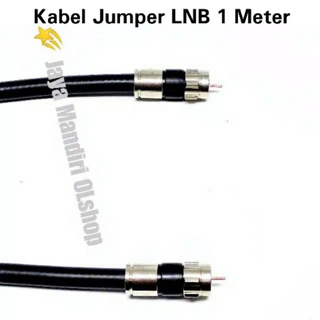 Kabel Jumper LNB Conector Parabola 1 Meter / Kabel Jumper LNB 1 M( Kualitas Bagus )